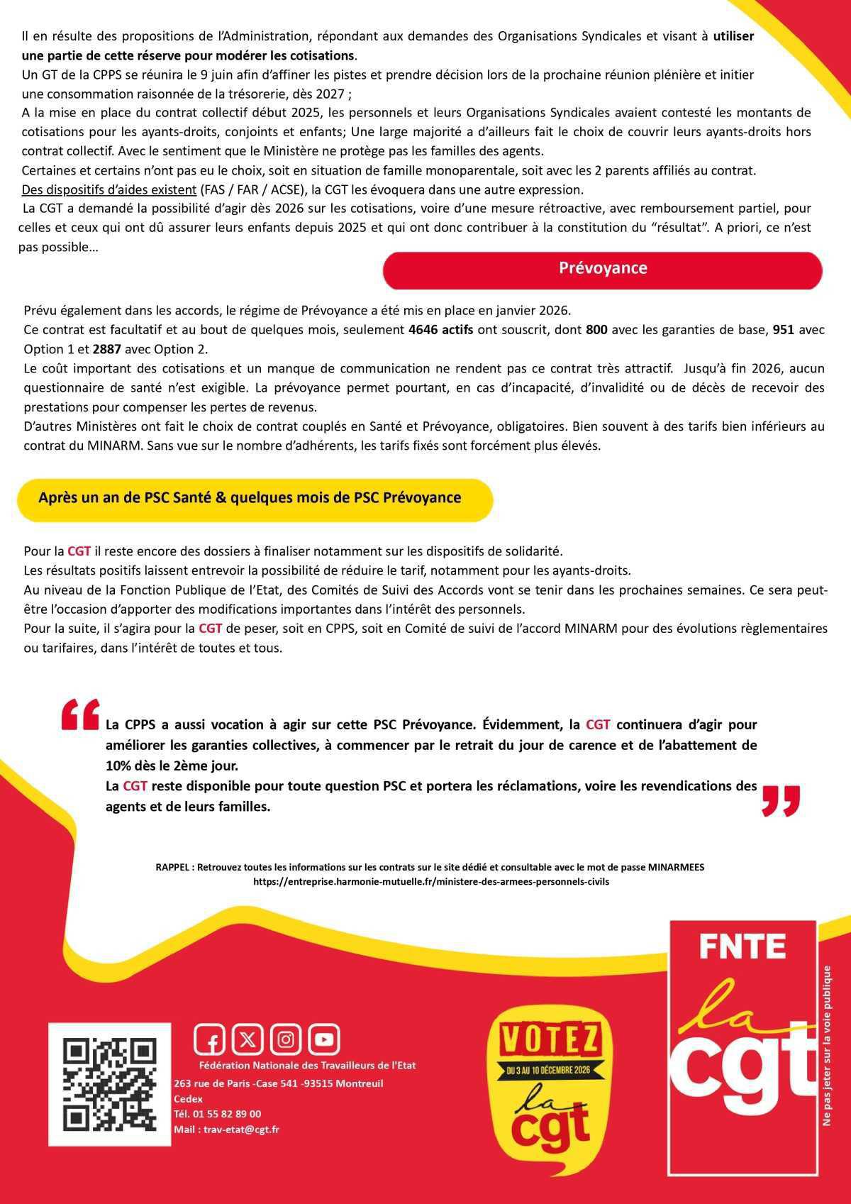 Commission Paritaire de Pilotage et de Suivi (CPPS) de la PSC