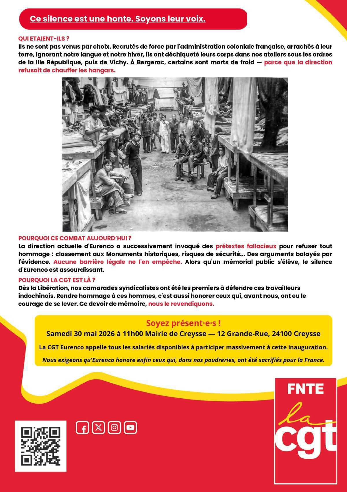 EURENCO : « Leur histoire ne nous appartient pas — elle nous oblige. »