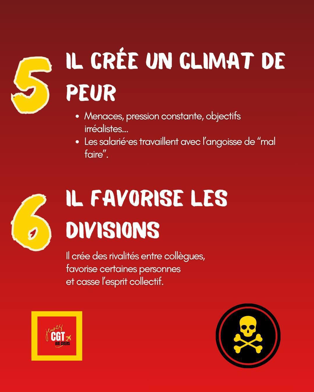 Jeunes CGT AIA Cuers-Pierrefeu : Sais-tu, reconnaitre un management toxique ??