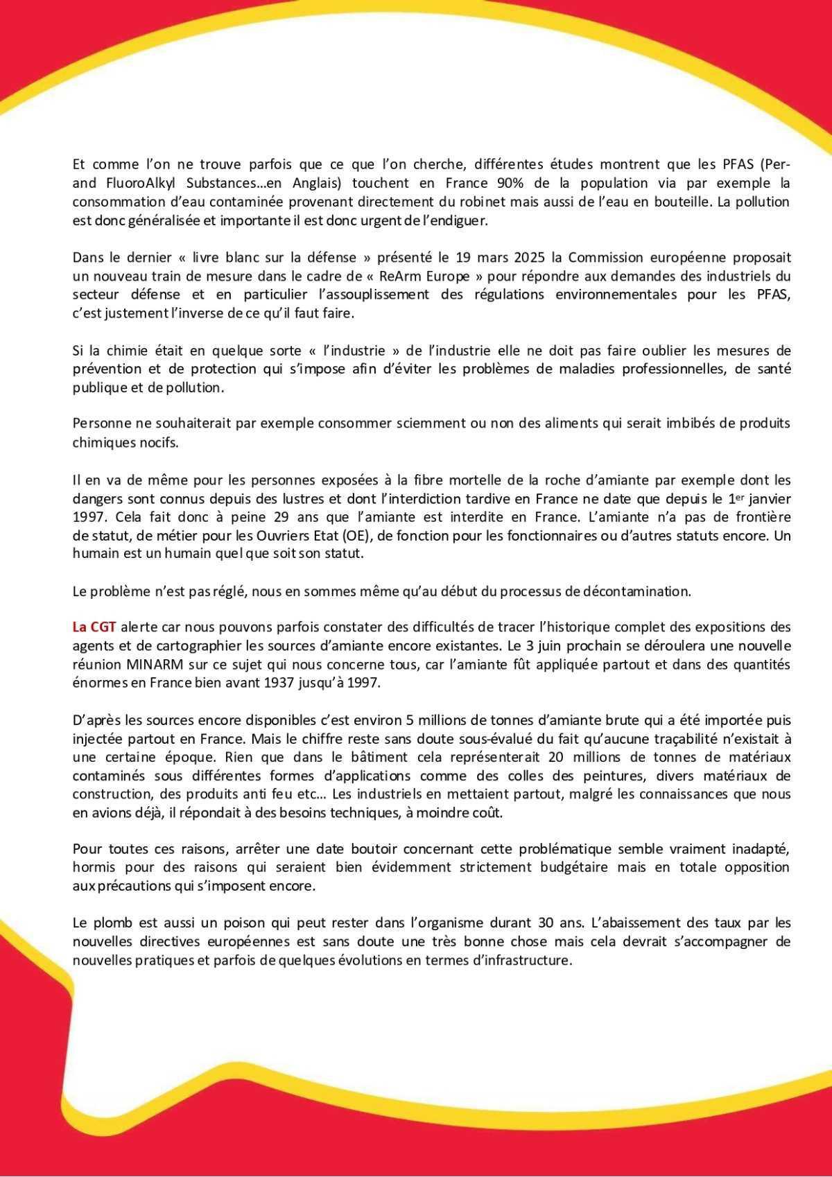 Terre : FS-R Déclaration Liminaire de Mai 2026