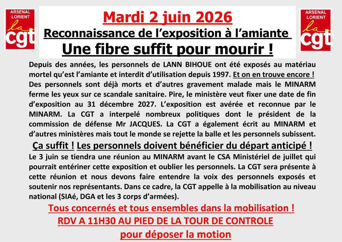Motion "décret amiante"