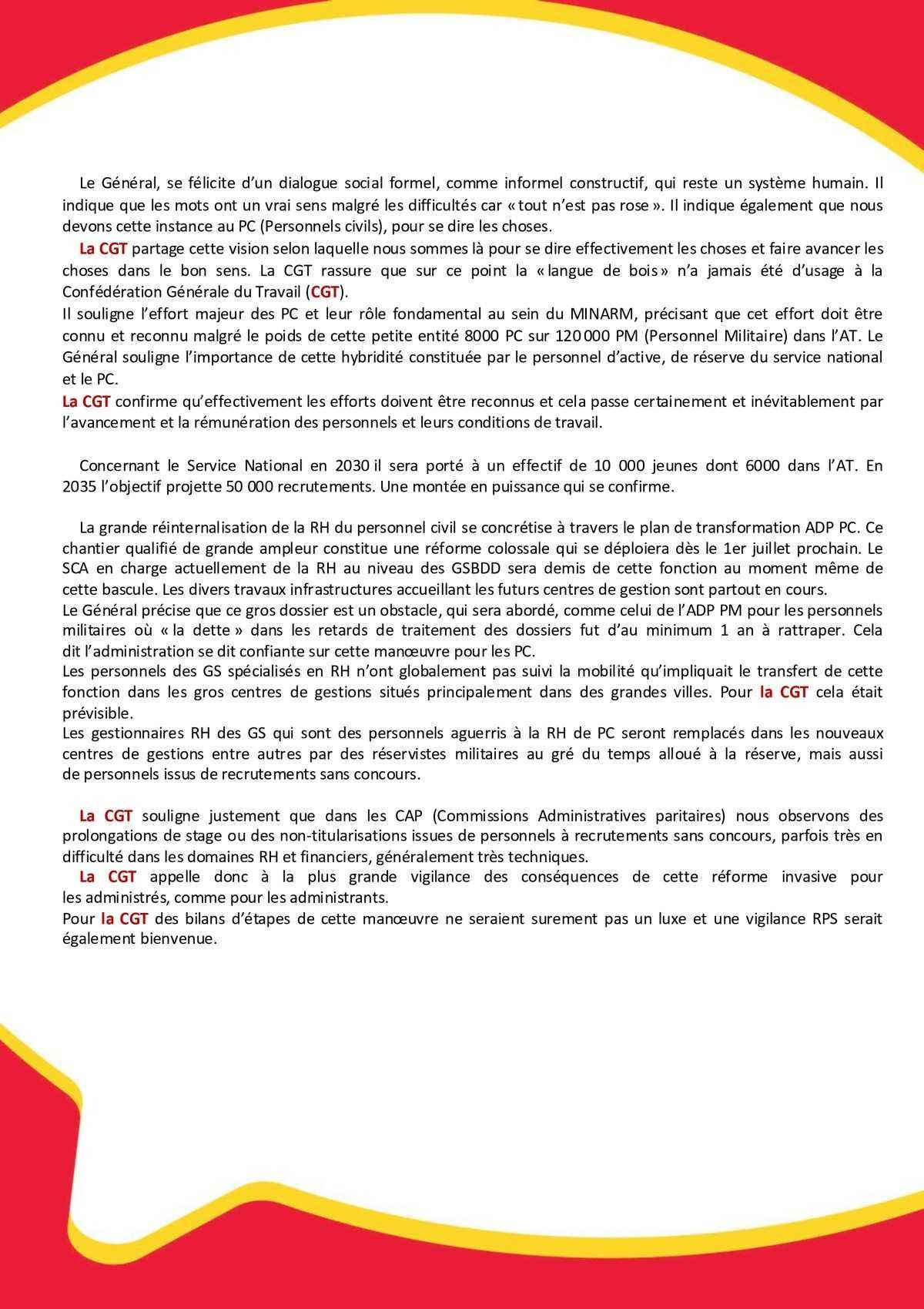 Terre : Compte rendu du CSAR du 20 mai 2026