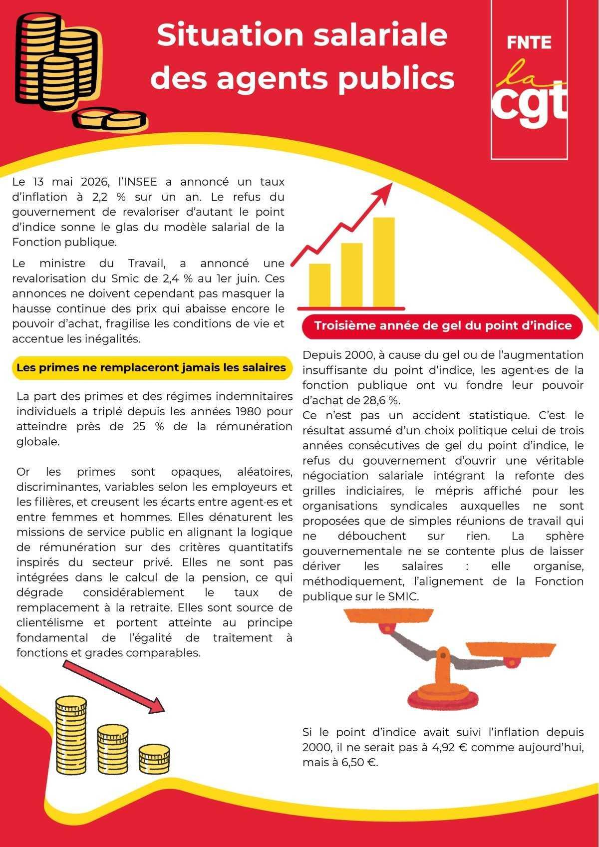 FNTE : Situation salariale des agents publics 