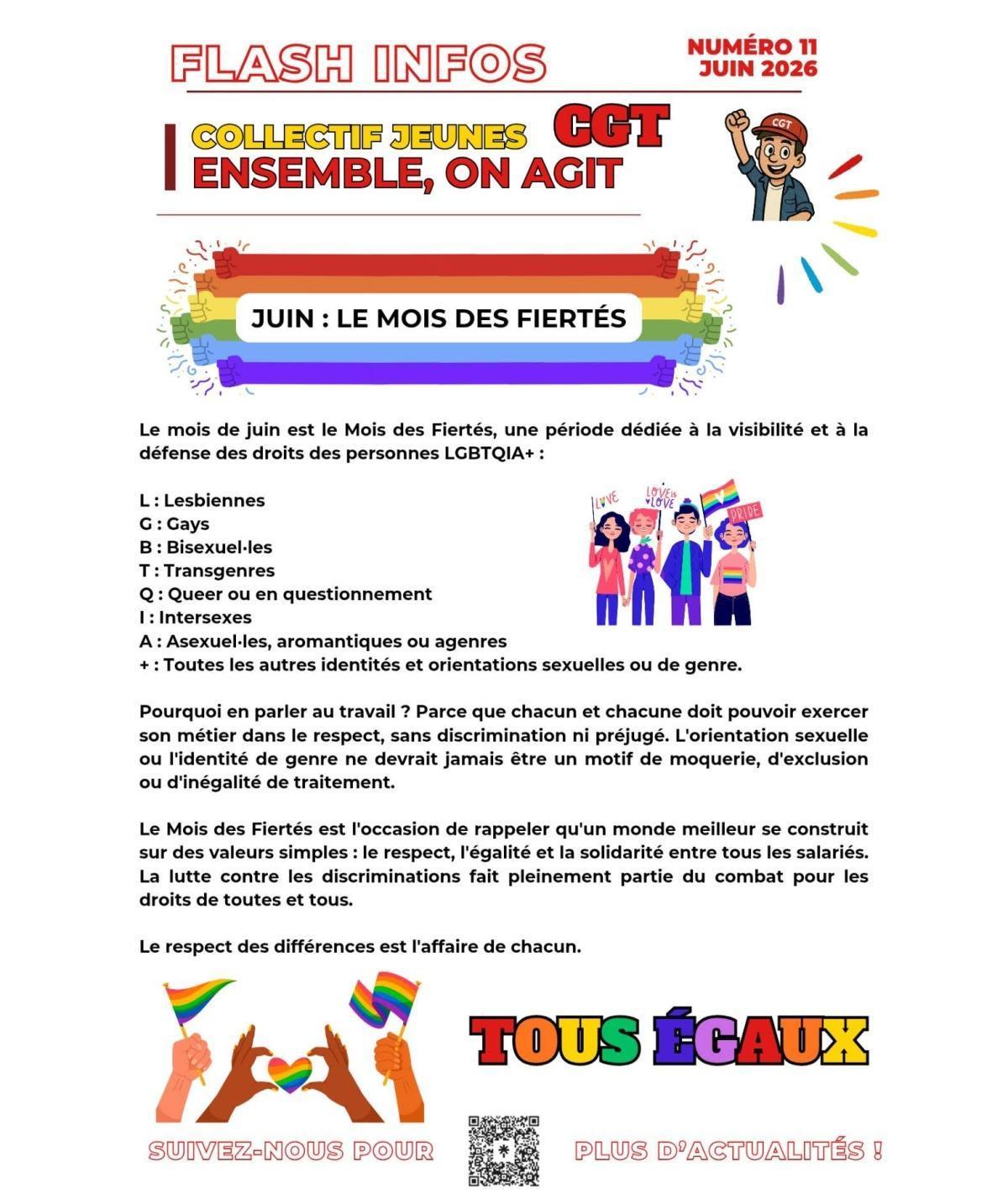🌈AIA de Cuers-Pierrefeu : Collectif jeunes, le mois des Fiertés 🌈