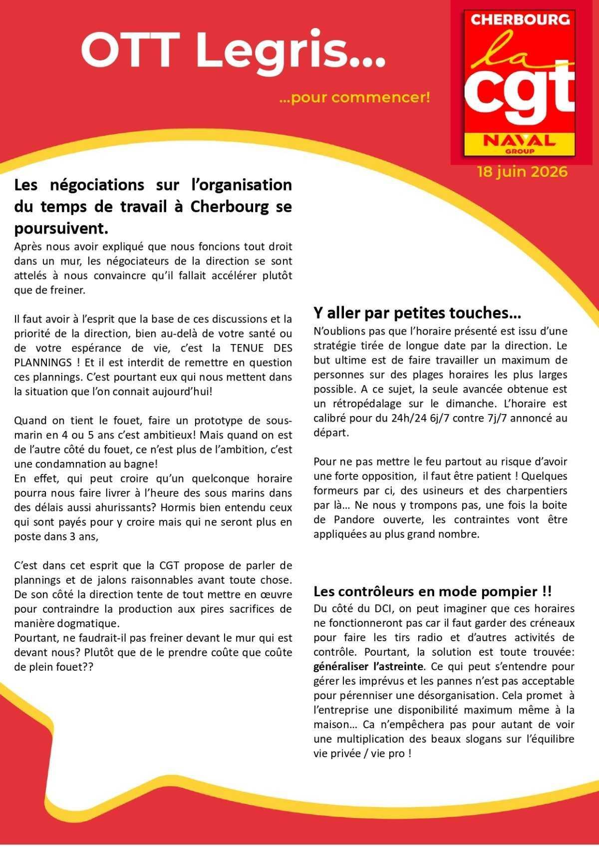 Arsenal de Cherbourg : OTT Legris...