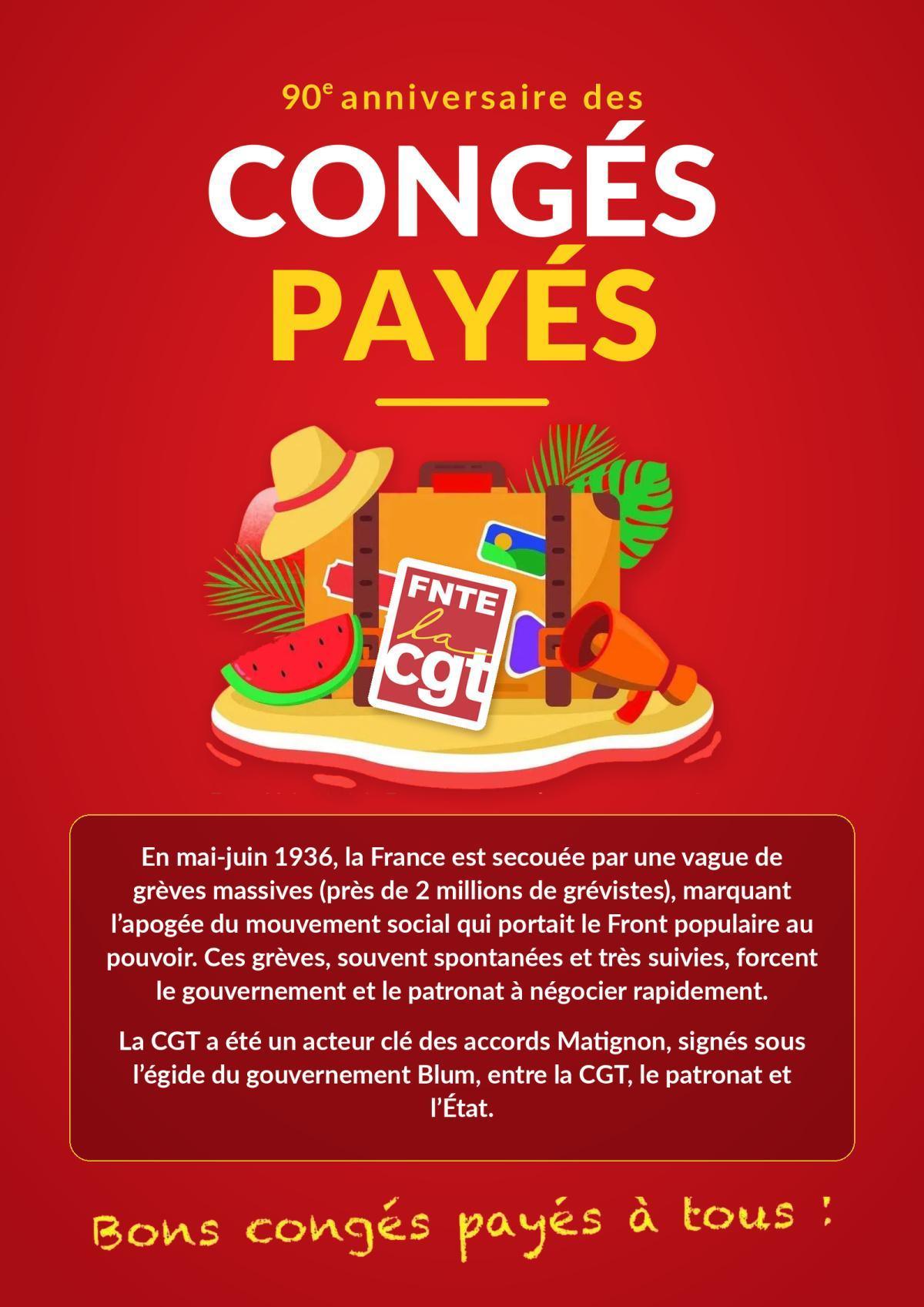 Bons congés payés à tous !