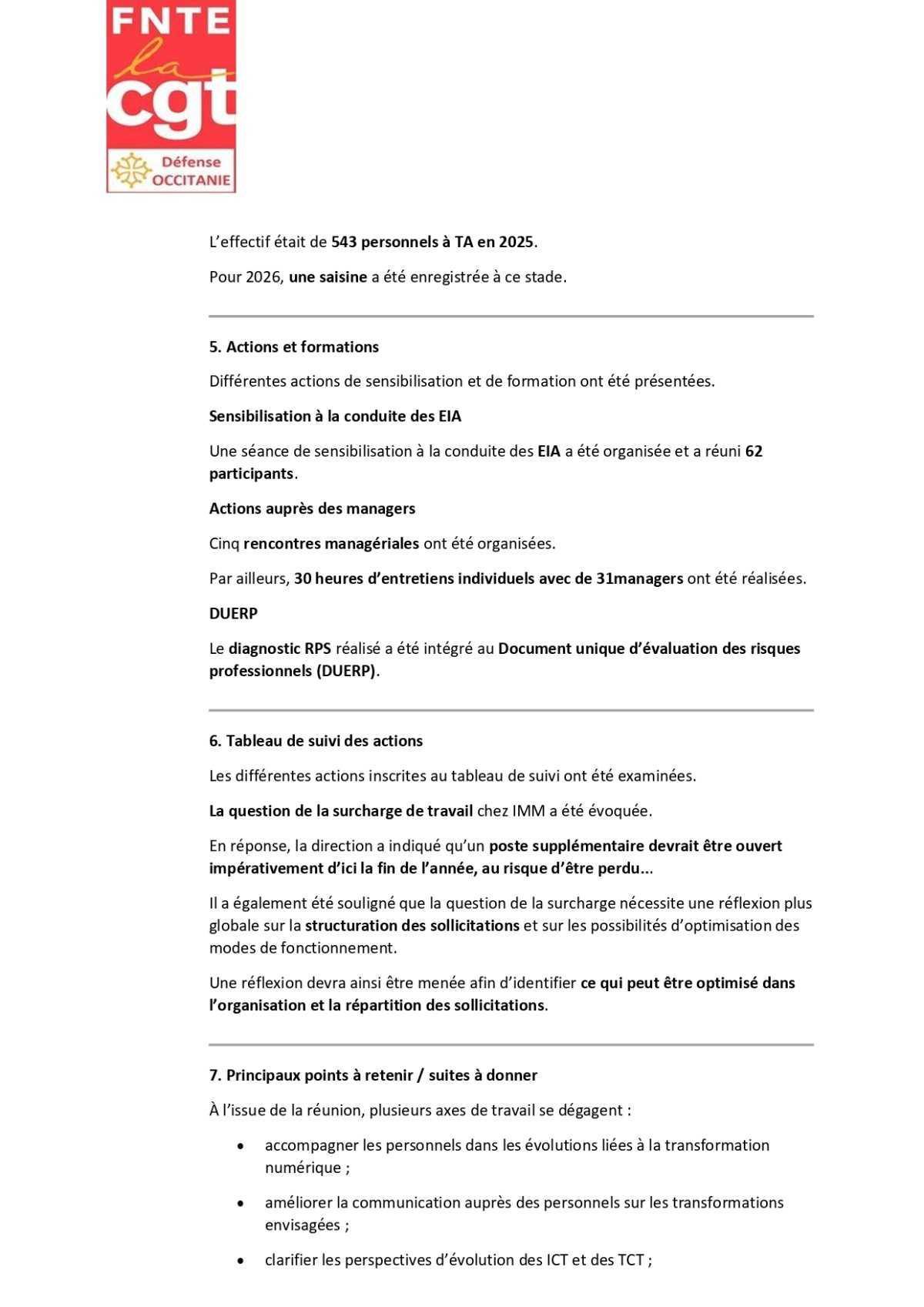DGA-TA : Compte Rendu COPIL RPS 2026