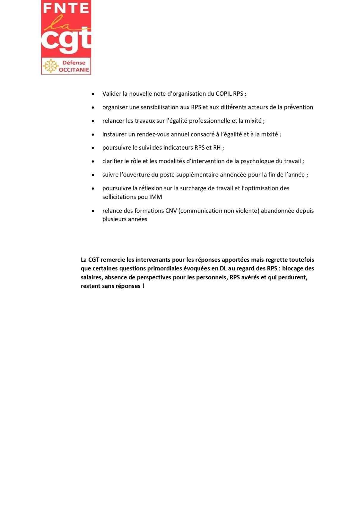 DGA-TA : Compte Rendu COPIL RPS 2026