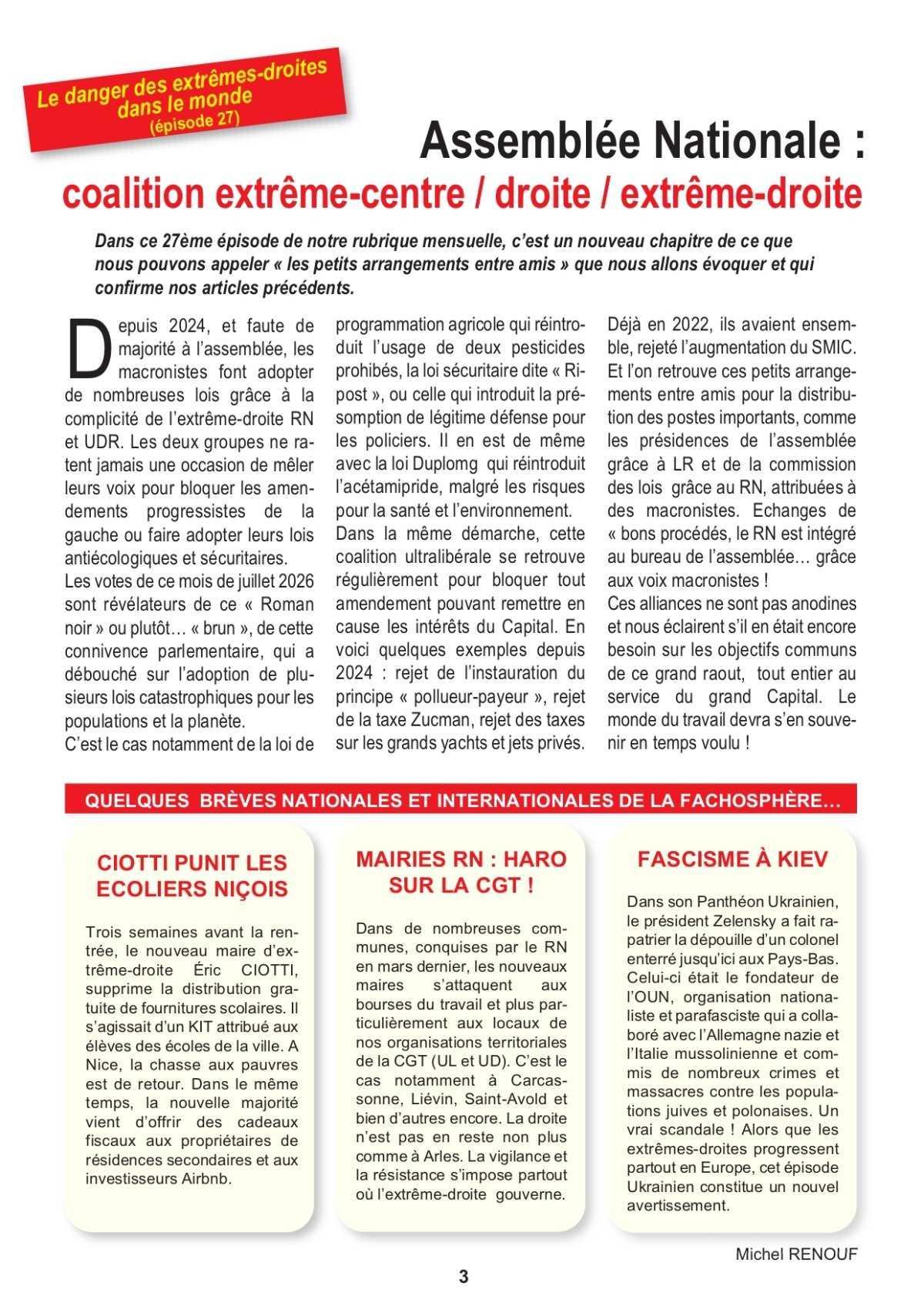 Retraité du MinDef du Var : L'Emancipateur du mois de Septembre 2026
