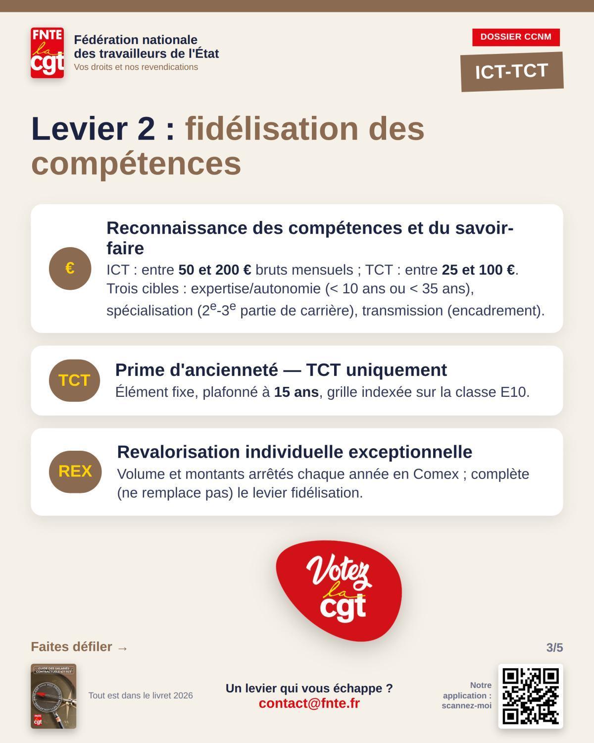 ICT- TCT : CCNM : les 3 leviers de rémunération 
