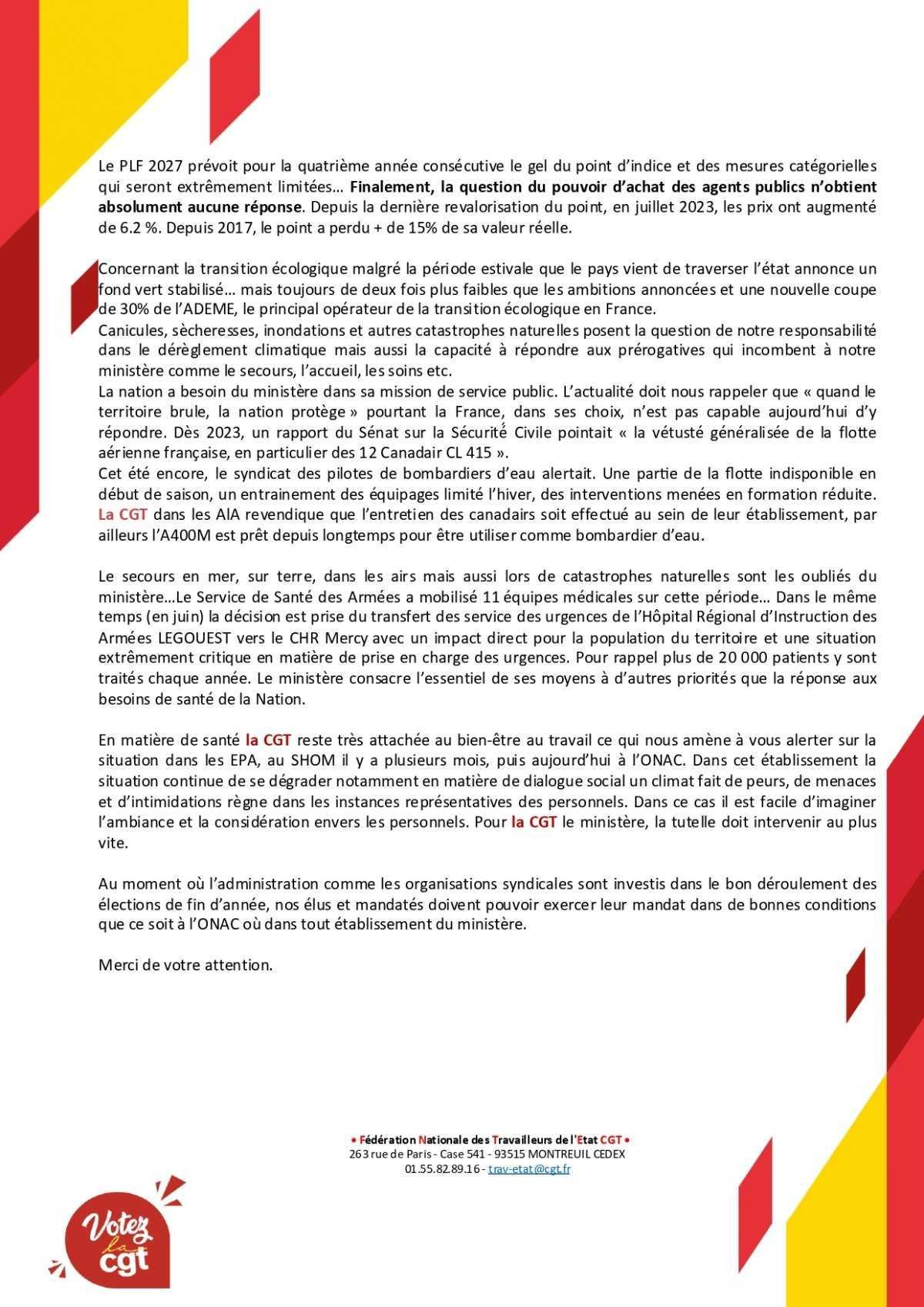 CSAM : Déclaration liminaire du 14/10/2026