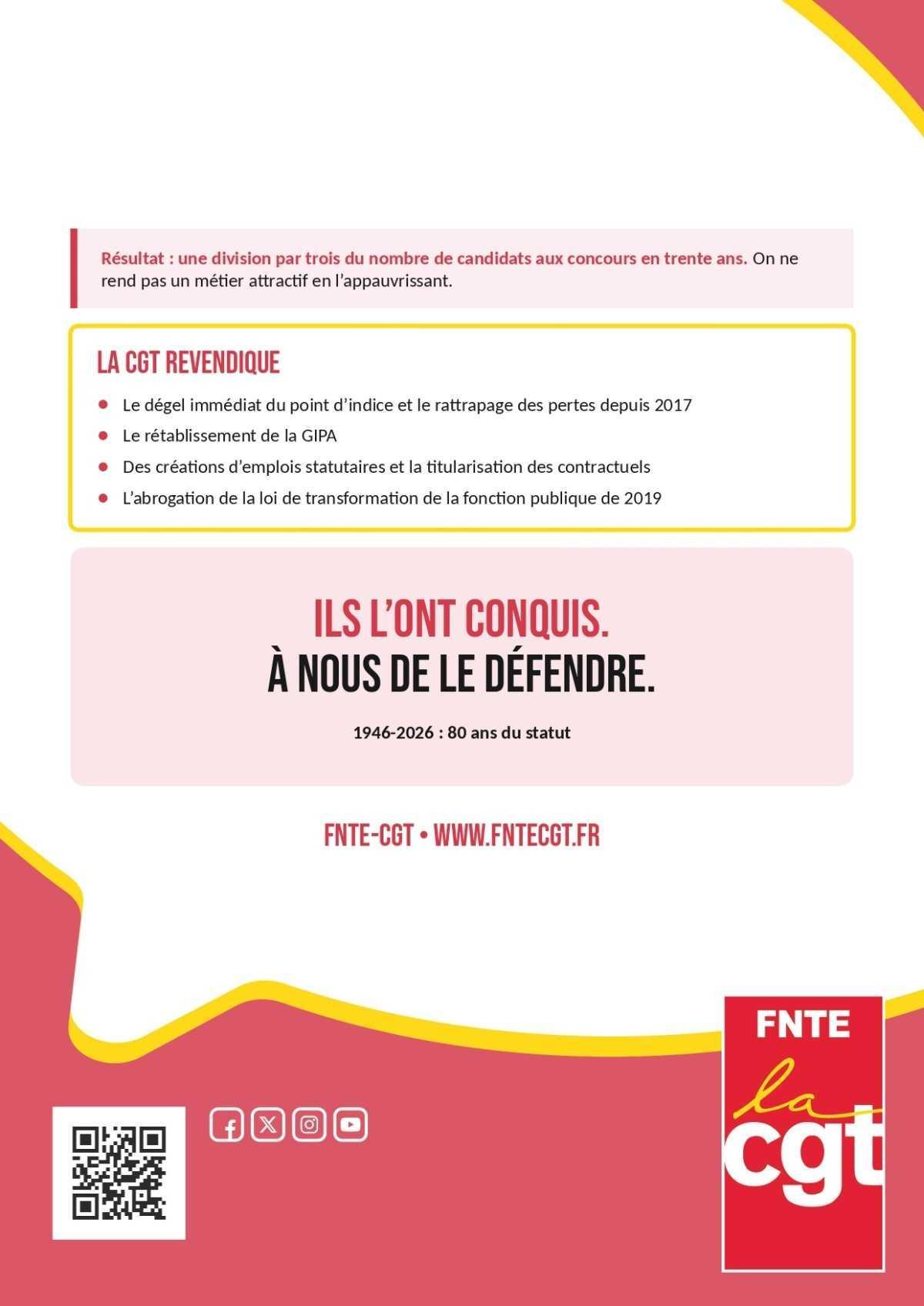 1946-2026 : 80 ANS DU STATUT 1946-2026 : 80 ANS DU STATUT