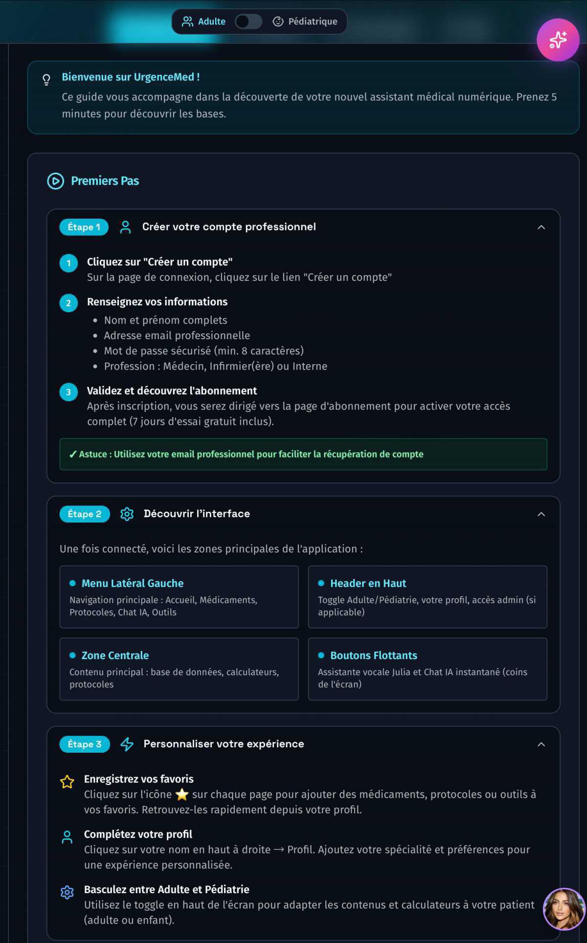 Guide d'Utilisation UrgenceMed