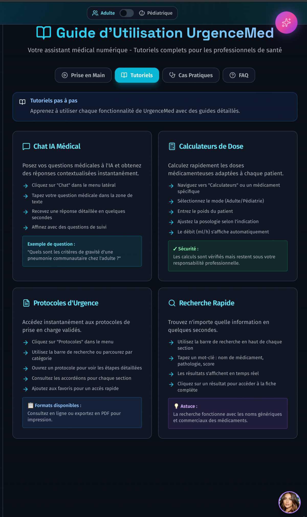 Guide d'Utilisation UrgenceMed