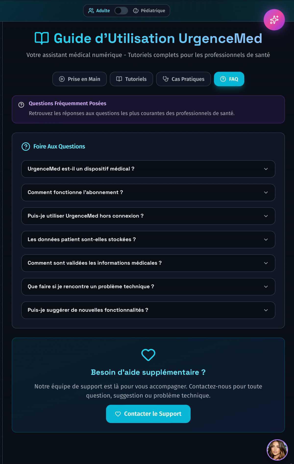 Guide d'Utilisation UrgenceMed