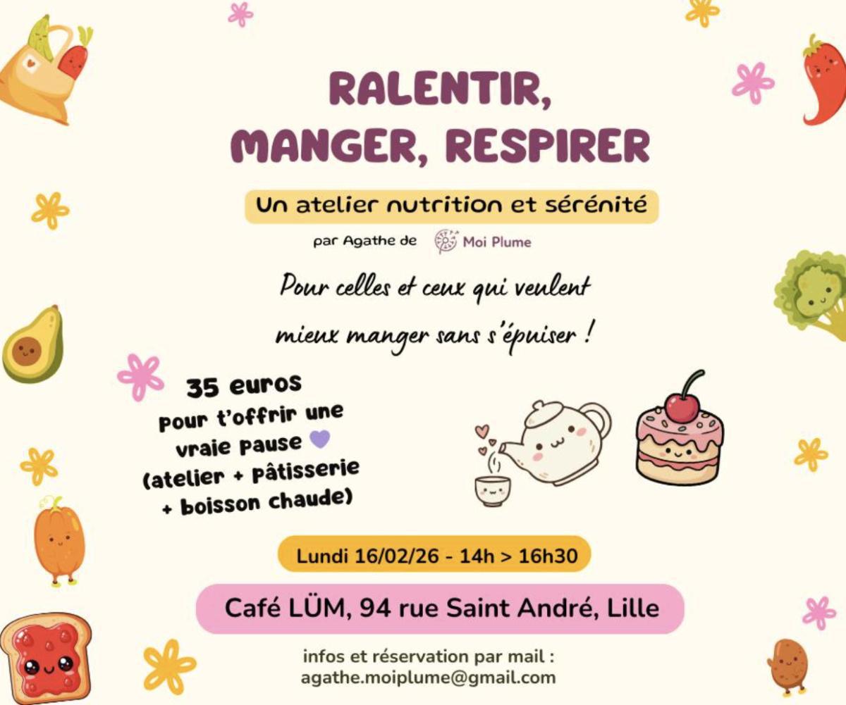 Atelier Nutrition et Sérénité au Café LÜM