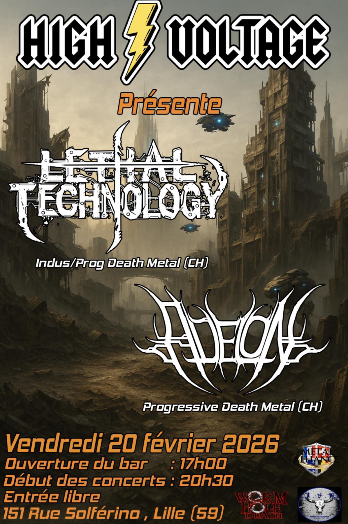 Lethal Technology + Adelon au High Voltage Bar