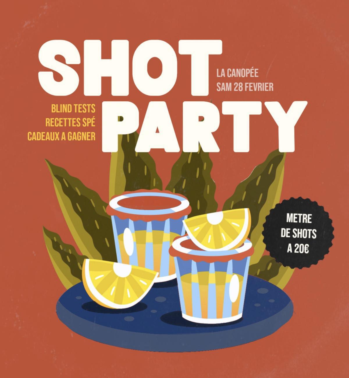 SHOT PARTY (blind tests & jeux) à La Canopée SHOT PARTY (blind tests & jeux) à La Canopée