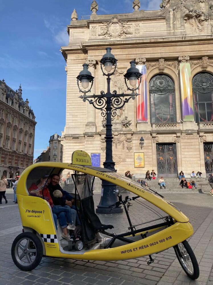 Lille en vélo-taxi : une visite guidée originale et écolo Lille en vélo-taxi : une visite guidée originale et écolo
