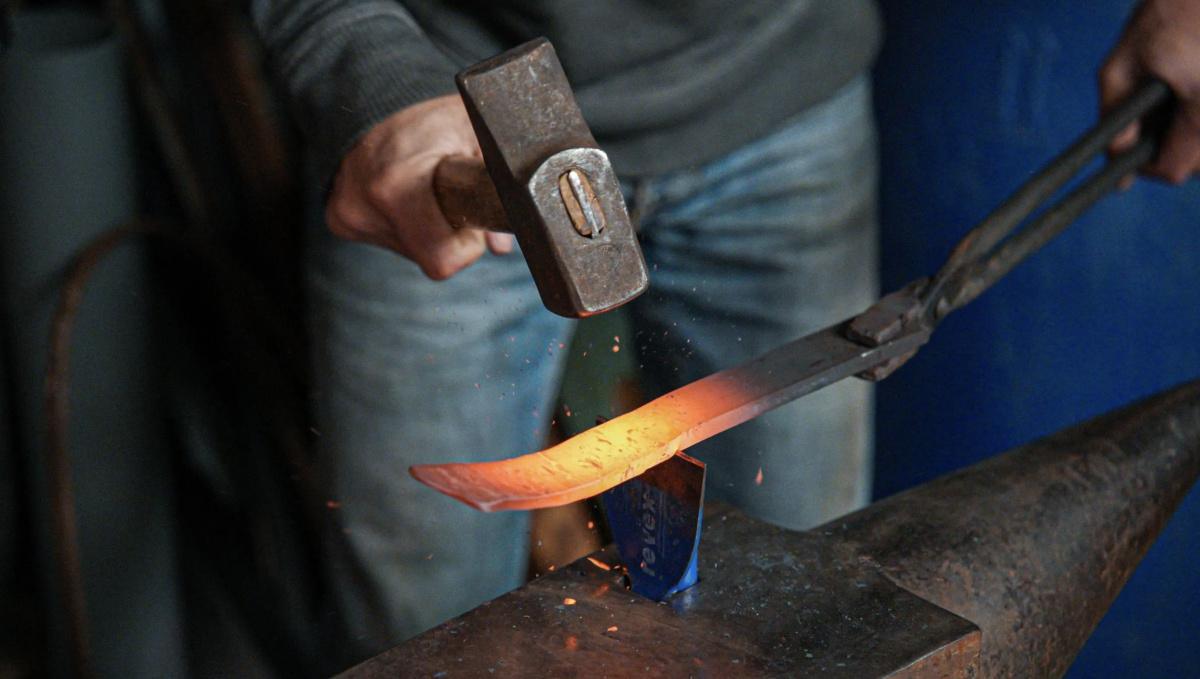 Réalisez votre couteau brut de forge avec Stéphane