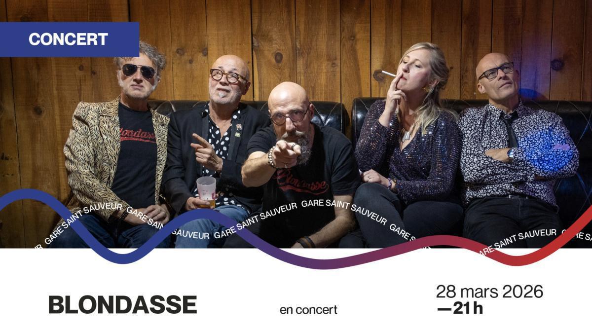 Blondasse à la Gare Saint Sauveur