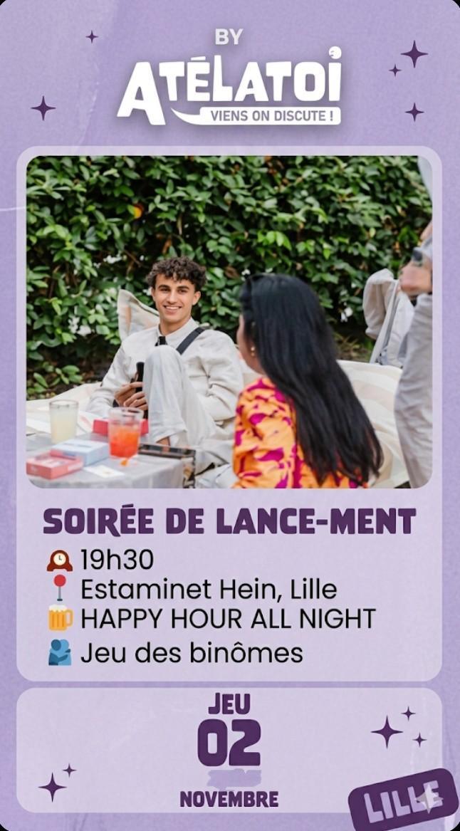 ⭐️ Sortie Entrepotes : Soirée Atélatoi (Jeux & Rencontres)