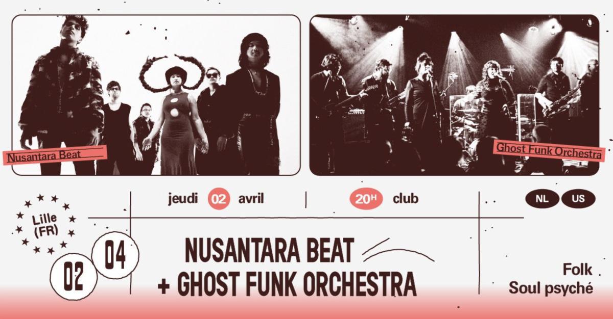 Nusantara Beat + Ghost Funk Orchestra à L'Aéronef