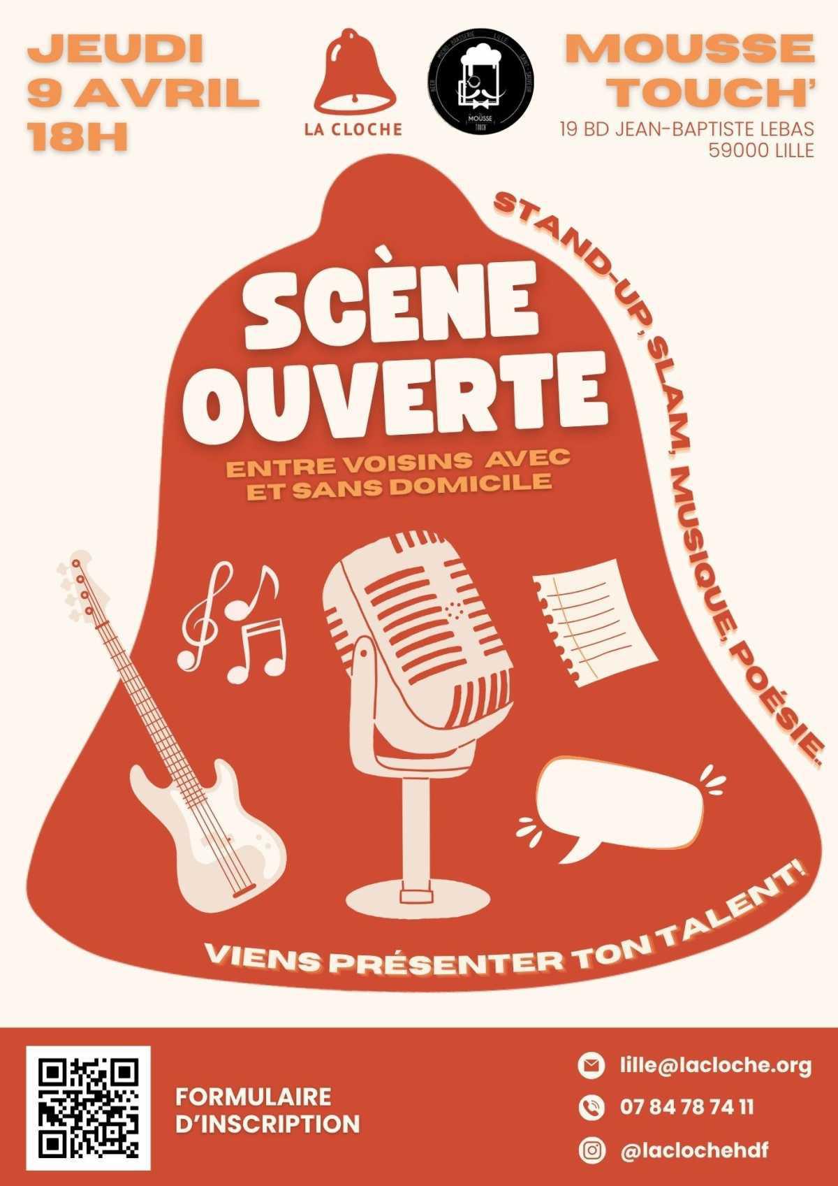 Scène Ouverte Solidaire - Association La Cloche