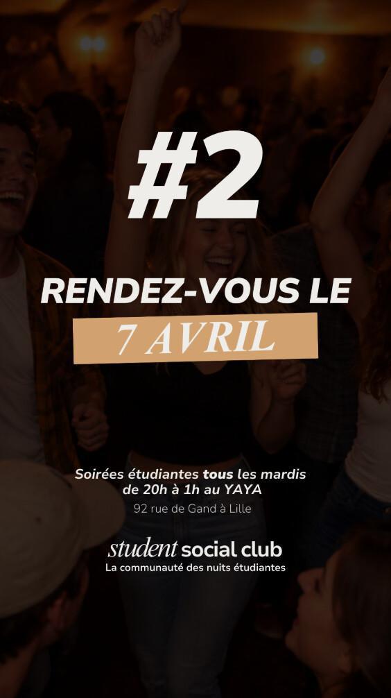 Soirée Étudiante #2 : Student Social Club au Yaya Soirée Étudiante #2 : Student Social Club au Yaya