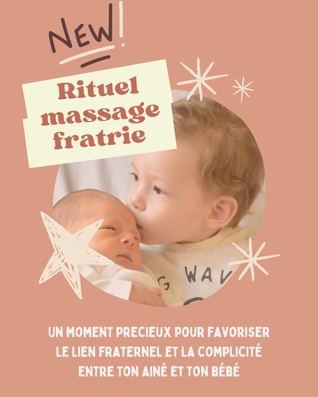 ⭐️ Rituel Massage Fratrie : Renforcer le lien ainé-bébé ⭐️ Rituel Massage Fratrie : Renforcer le lien ainé-bébé