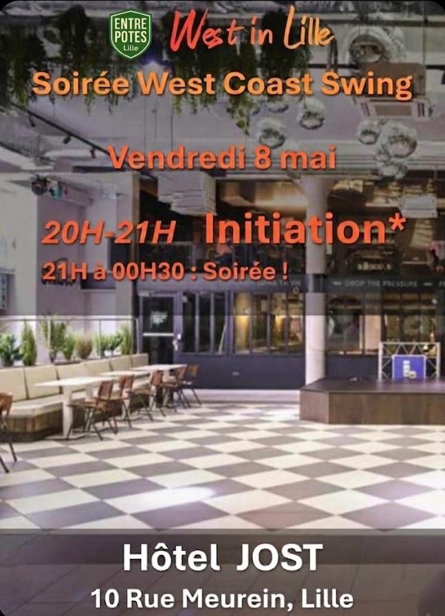 ⭐️ Sortie Entrepotes : Soirée West Coast Swing 