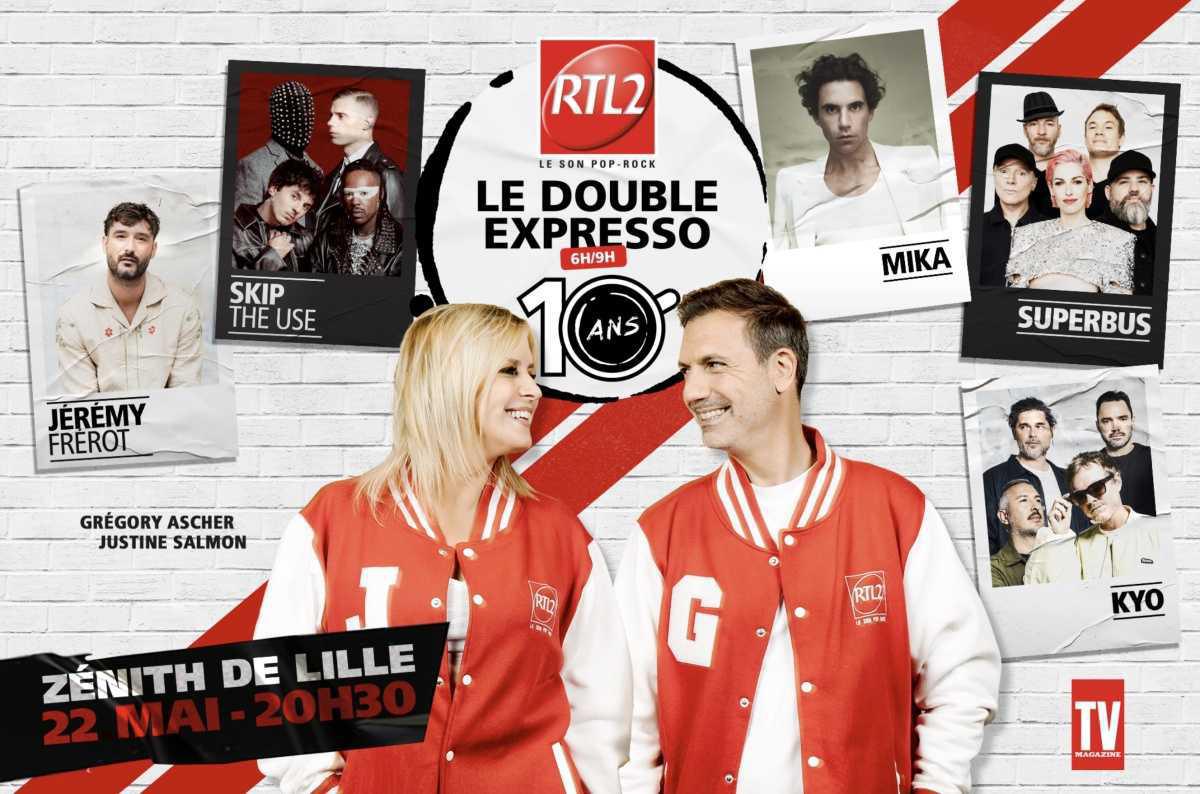 Les 10 ans du Double Expresso RTL2 au Zénith de Lille