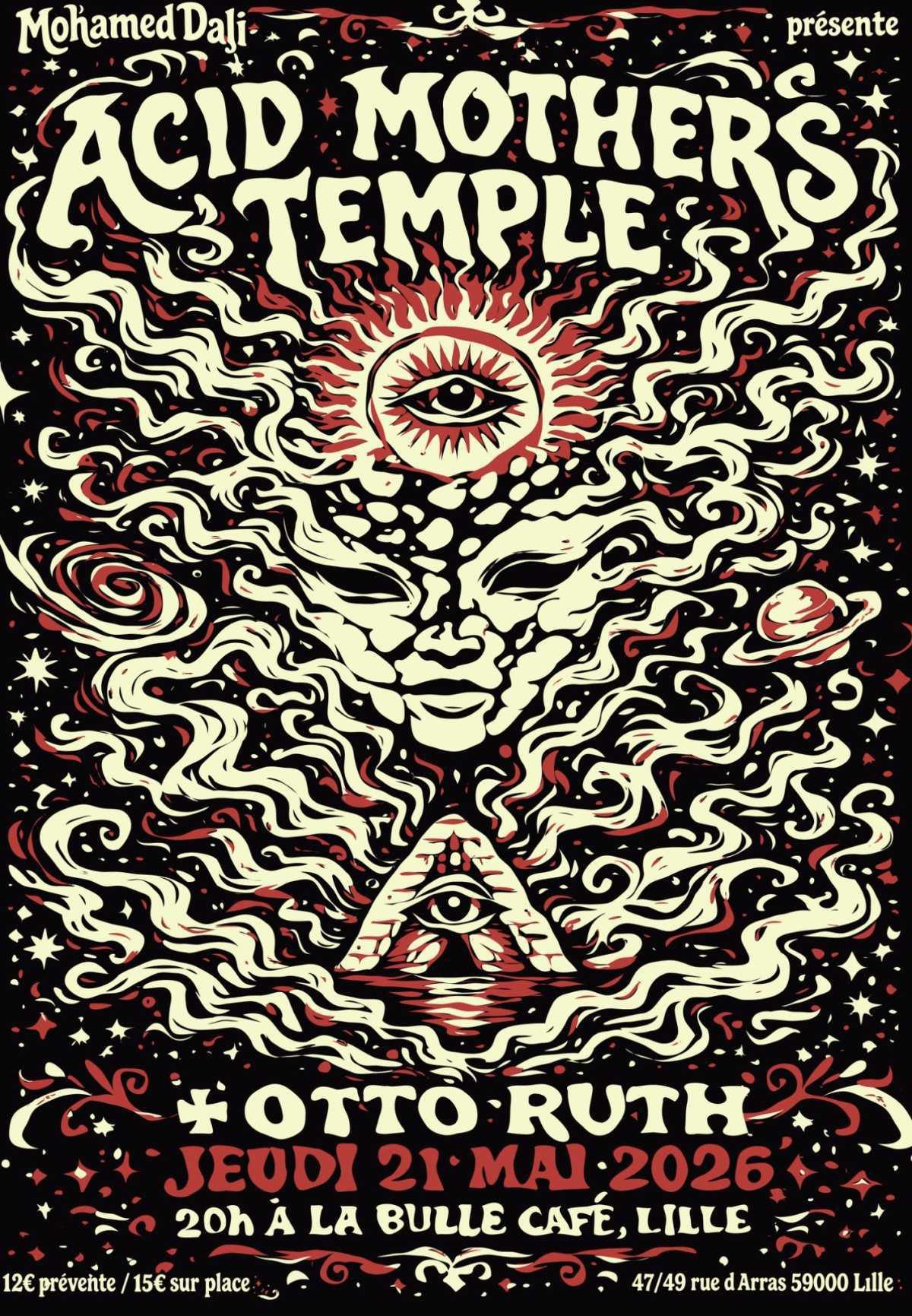 Acid Mothers Temple + Otto Ruth à la Bulle Café Acid Mothers Temple + Otto Ruth à la Bulle Café