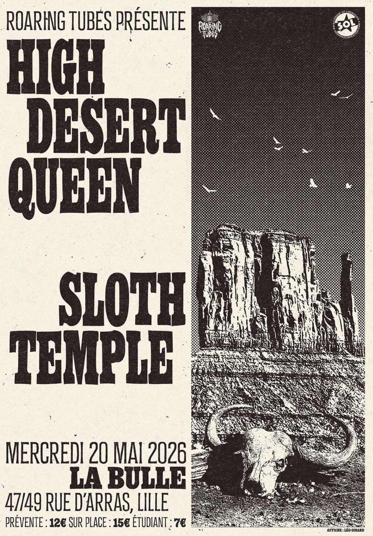 High Desert Queen + Sloth Temple à la Bulle Café