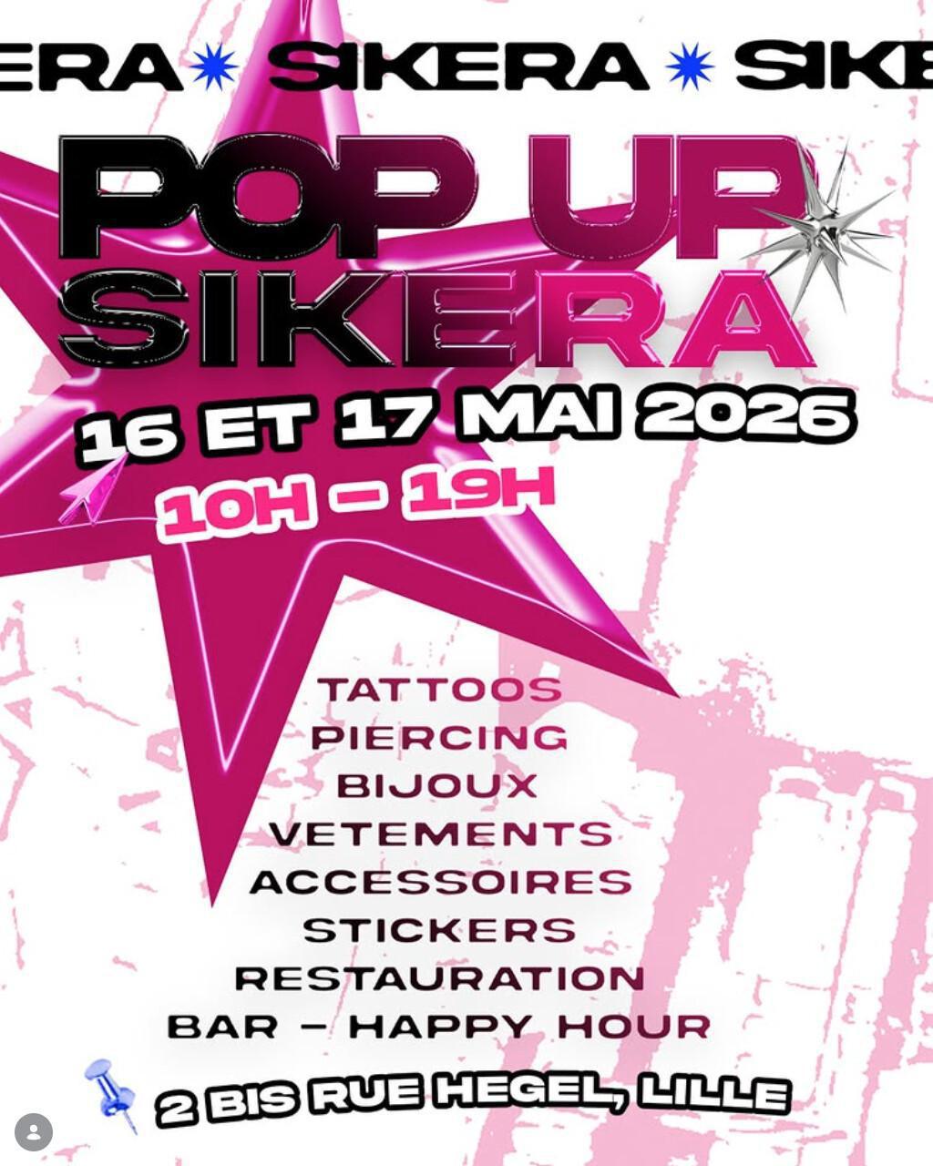 ⭐️ Pop up SIKERA