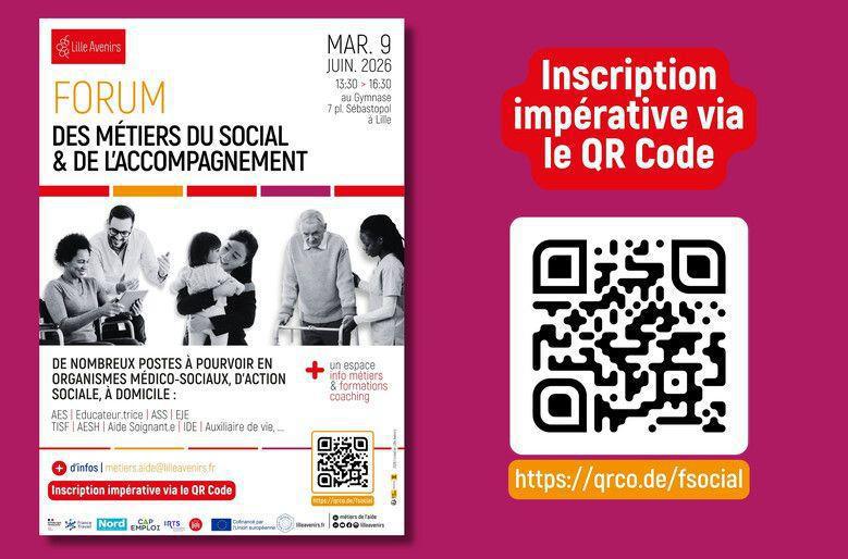 Forum des métiers du social à la Salle du Gymnase