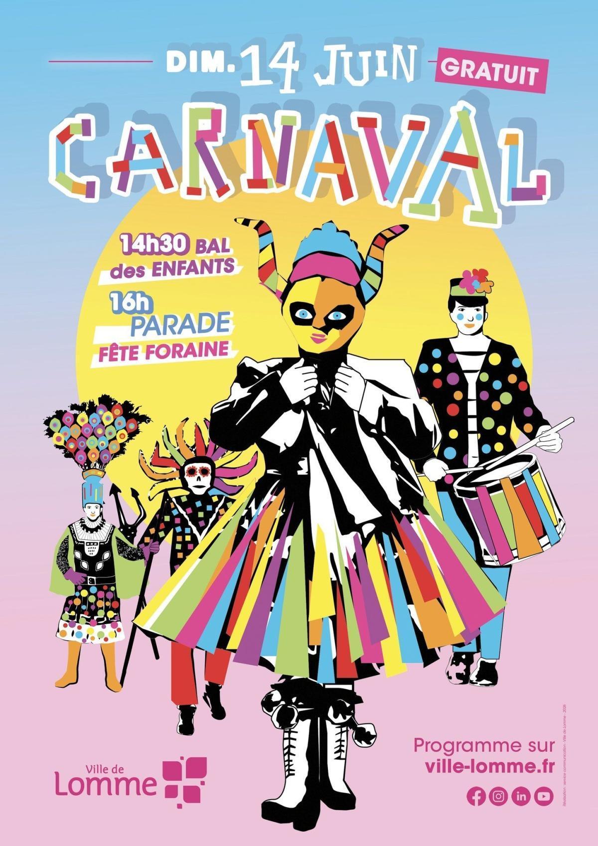 Carnaval de Lomme – Bal, parade et fête foraine Carnaval de Lomme – Bal, parade et fête foraine