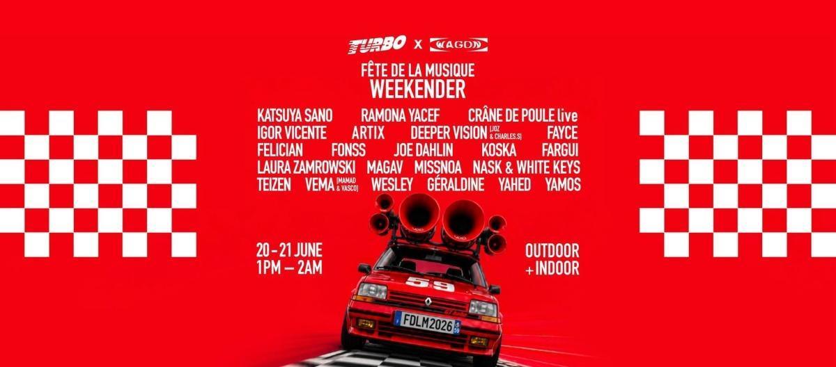 TURBO x WAGON FDLM Weekender au Wagon Lille TURBO x WAGON FDLM Weekender au Wagon Lille