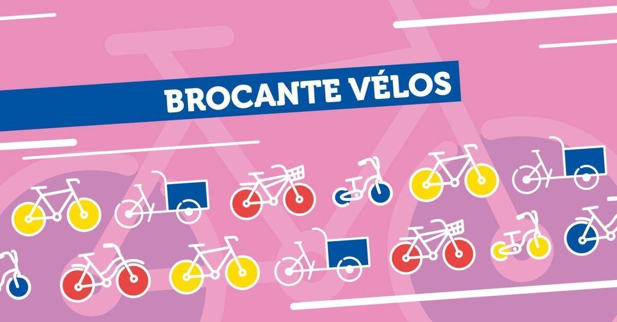 Brocante vélos de juillet à la Place François Mitterrand Brocante vélos de juillet à la Place François Mitterrand