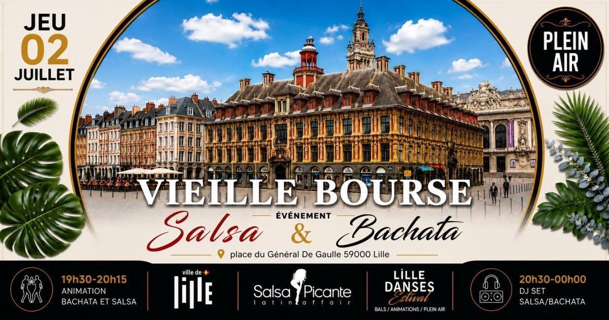 Soirée Salsa/Bachata 50/50 à la Vieille Bourse de Lille Soirée Salsa/Bachata 50/50 à la Vieille Bourse de Lille