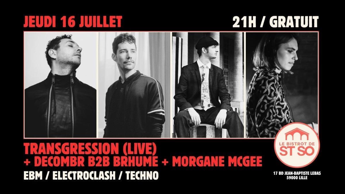 TRANSGRESSION + DECOMBR B2B BRHUME au Bistrot de St So
