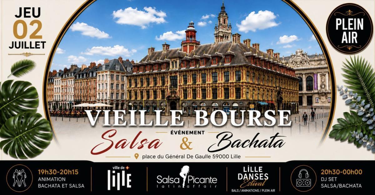 Soirée Salsa/Bachata 50/50 à la Vieille Bourse