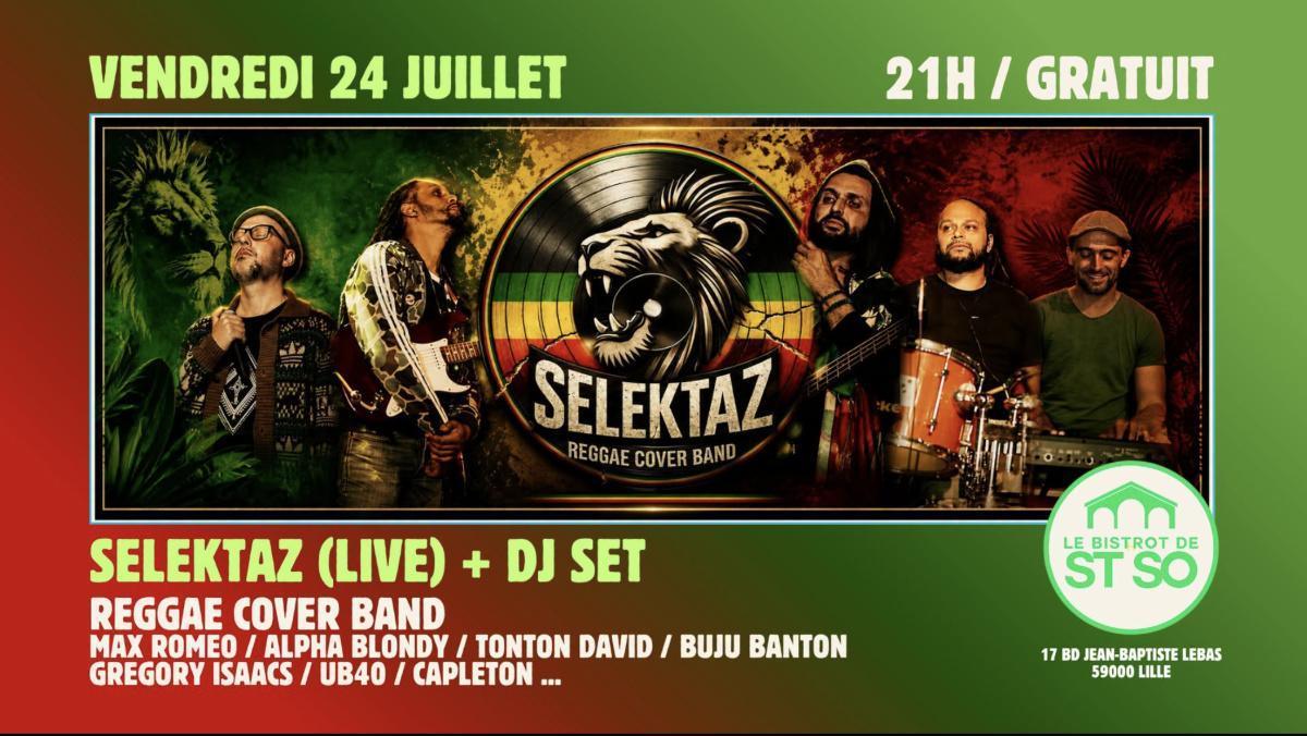 SELEKTAZ COVER BAND (Live) + DJ Set – Gratuit SELEKTAZ COVER BAND (Live) + DJ Set – Gratuit