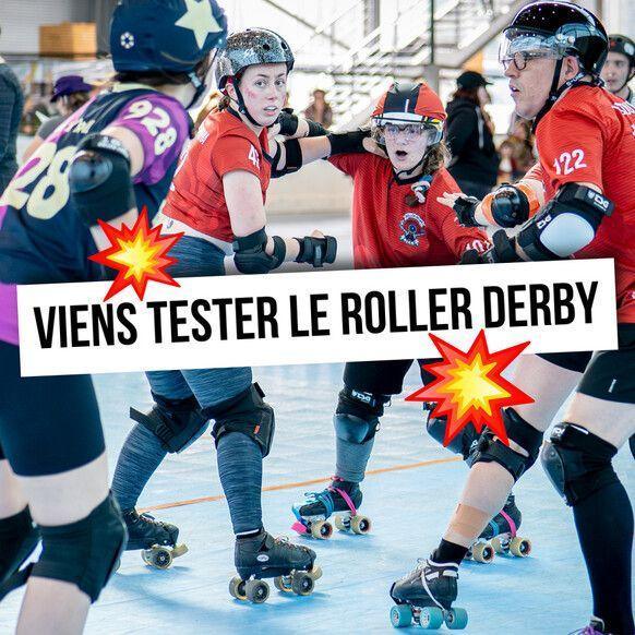 Viens tester le roller derby à la Halle de Glisse Viens tester le roller derby à la Halle de Glisse