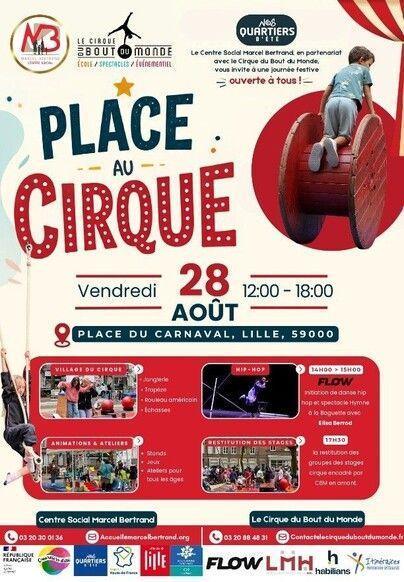 Place au cirque à la place du Carnaval