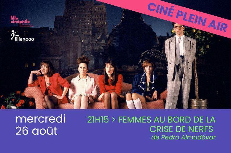 Cinéma en plein air Femmes au bord de la crise de nerfs à la Gare Saint Sauveur
