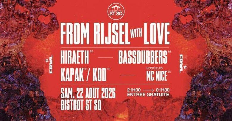 From Rijsel With Love au Bistrot de St So From Rijsel With Love au Bistrot de St So