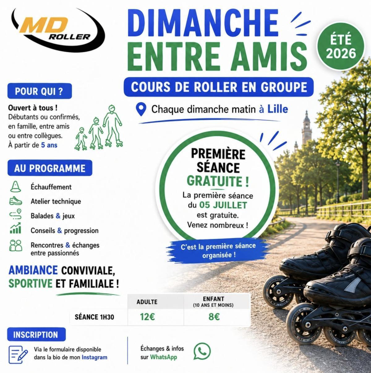 Dimanche entre amis avec MD Roller à la Citadelle de Lille