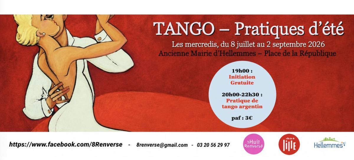 Tango : initiations et pratiques d'été à la salle Jean-Jaurès d'Hellemmes Tango : initiations et pratiques d'été à la salle Jean-Jaurès d'Hellemmes