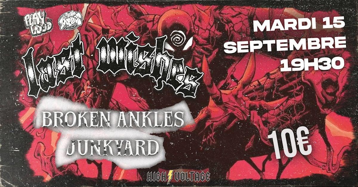 HC Show avec Last Wishes, Broken Ankles et Junkyard au High Voltage HC Show avec Last Wishes, Broken Ankles et Junkyard au High Voltage